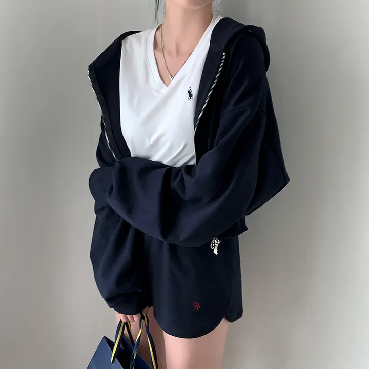 [💖후기극찬/봄,가을교복💖]  자체제작 #크치Made 꿈에 나온 핏, 사계절 입는 크롭 투웨이 후드집업 - zipup : 봄,봄아우터,봄자켓,가을,가을아우터 상세 이미지 57