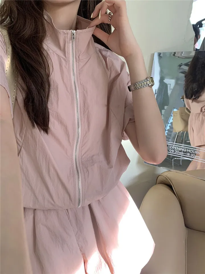 [주문폭주]바스락 바람막이 여름 트레이닝세트 4color 상세 이미지 24