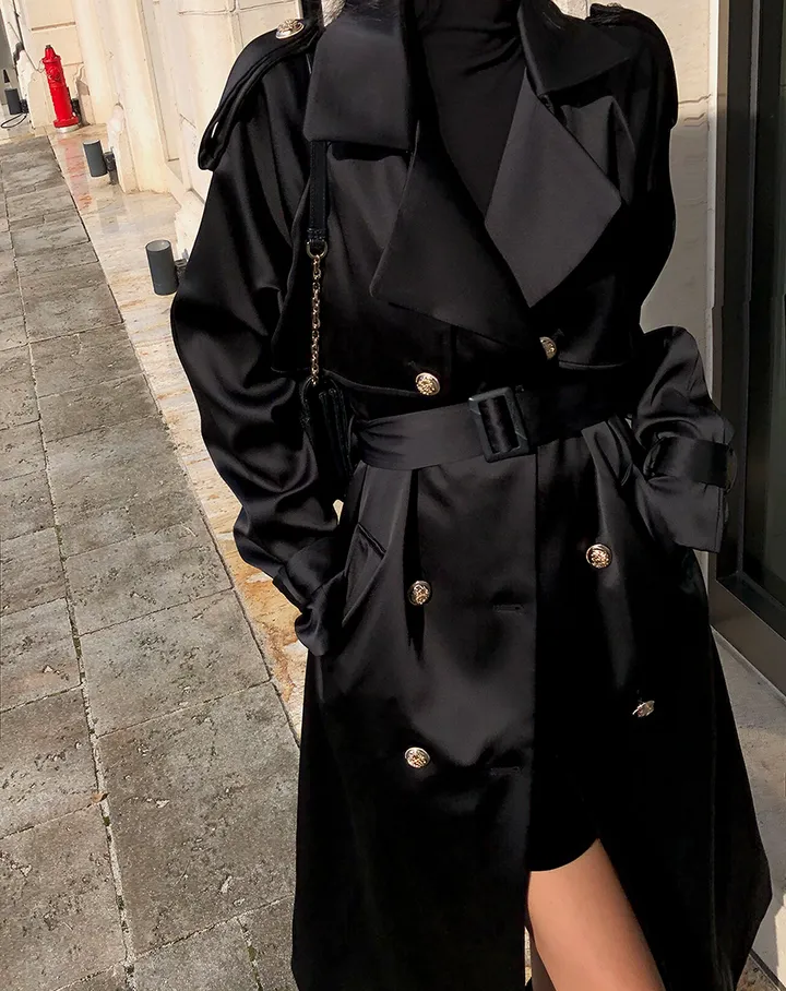 [🖤자체제작🚀바로발송]하이퀄리티 무드 트렌치 코트 상세 이미지 22