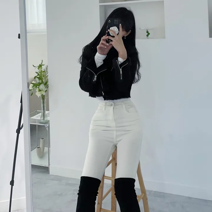 [주문폭주💝자체제작/후기보세요💝] 컬러추가 ! (벨트SET)(원조고퀄)(슬림핏)(모델소장)매력 쁠리 여신 크롭 무스탕 상세 이미지 8
