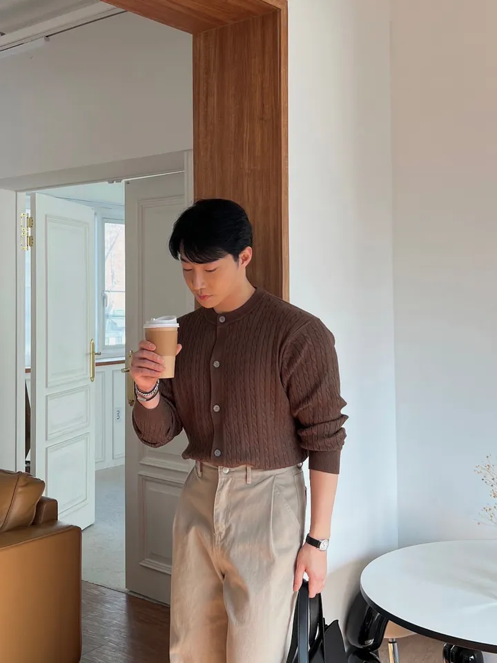 소가죽 원형 손목시계 사각 소가죽 데일리 심플 가죽시계 메탈 레더 남친룩 하객룩 봄 가을 상세 이미지 17