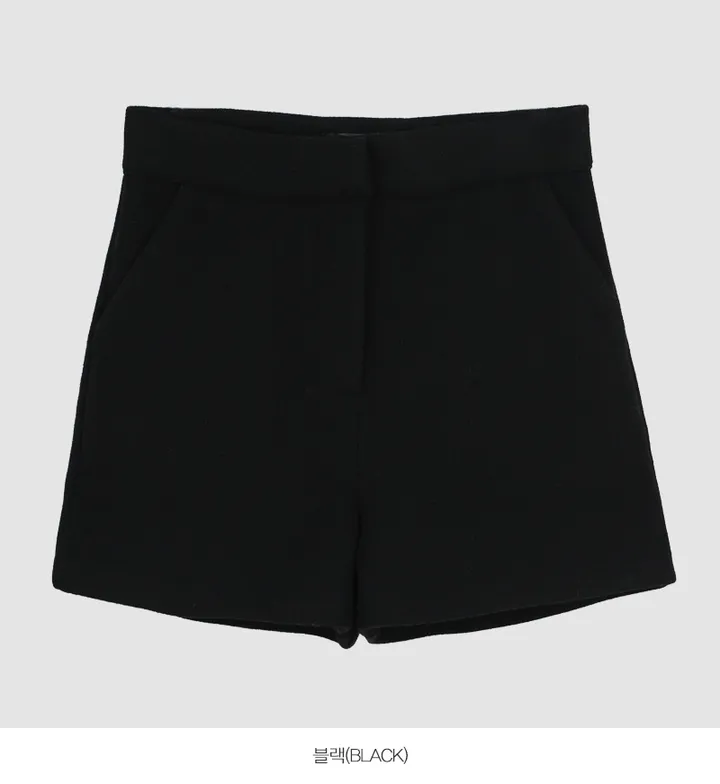 [당일배송][자체제작] 로빌 울10% 숏팬츠 -5 color (하객룩/데이트룩/모직/반바지/주머니/지퍼/하이웨스트/바지/키작녀/아담녀) 상세 이미지 11
