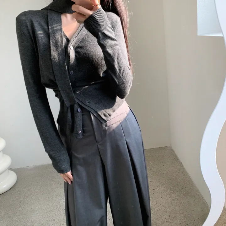 타이SET 랩 가디건 상세 이미지 22