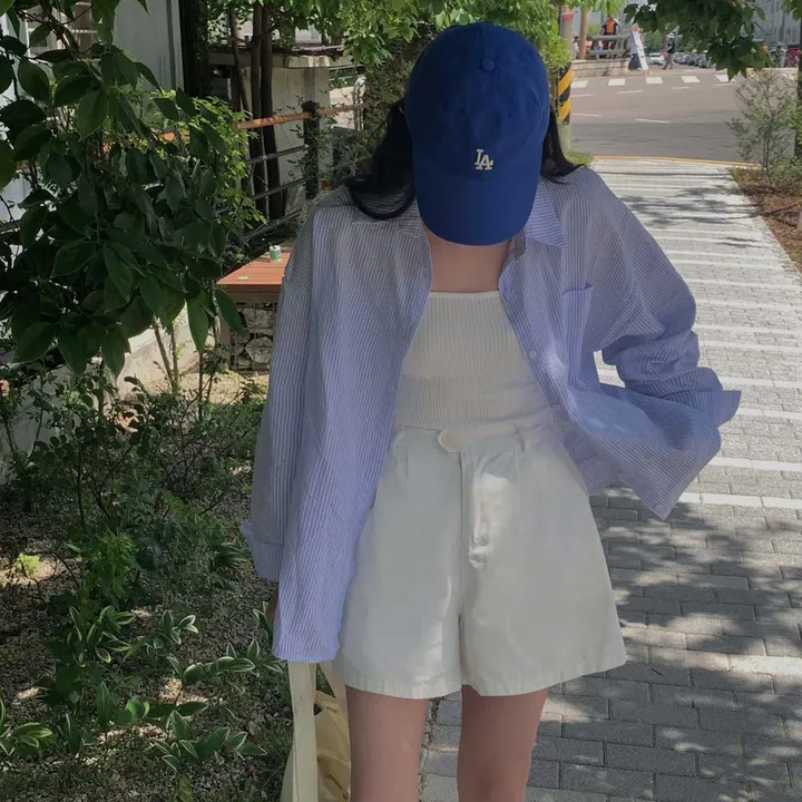 [화이트 비침X/🤍1천장돌파]츄리닝보다 편한, 비죠 원버튼 코튼 숏팬츠 상세 이미지 36