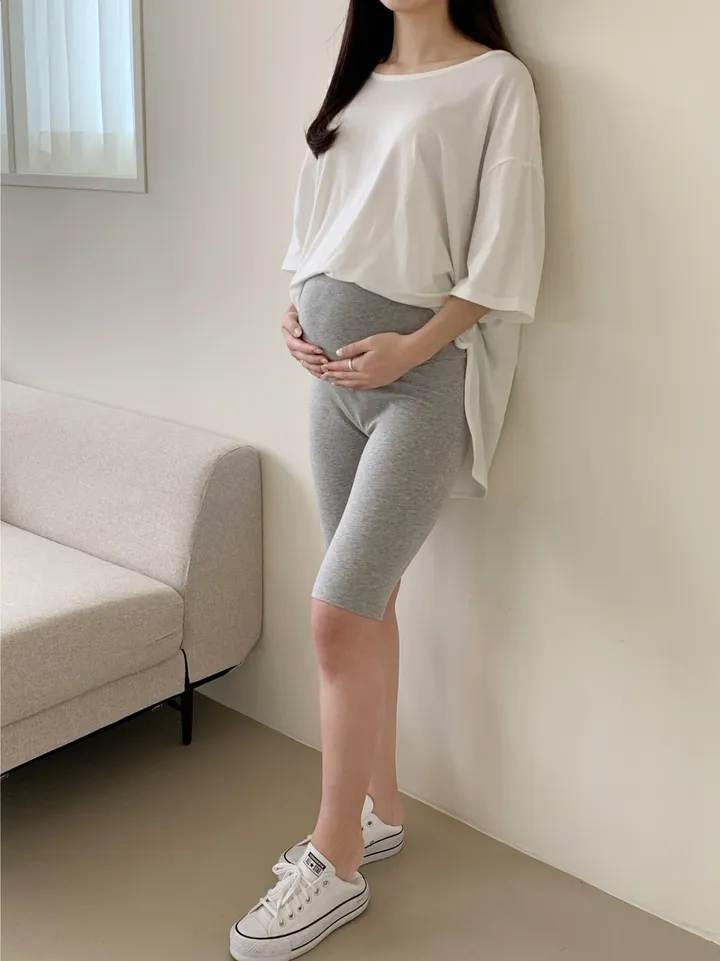 국내제작 5부 임산부레깅스 면 40수 상세 이미지 28