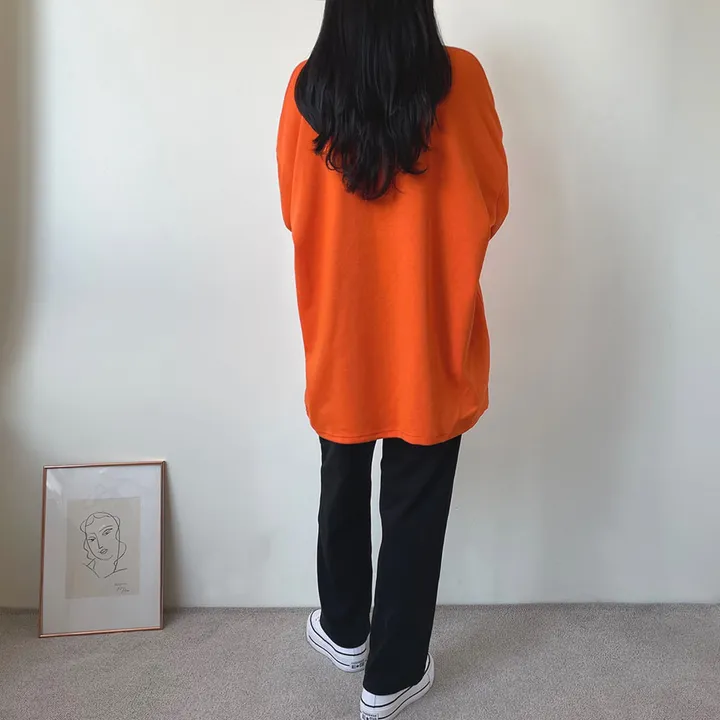 [남녀공용/20color] 빅사이즈 박스티 오버핏 레이어드티 무지티 상세 이미지 10