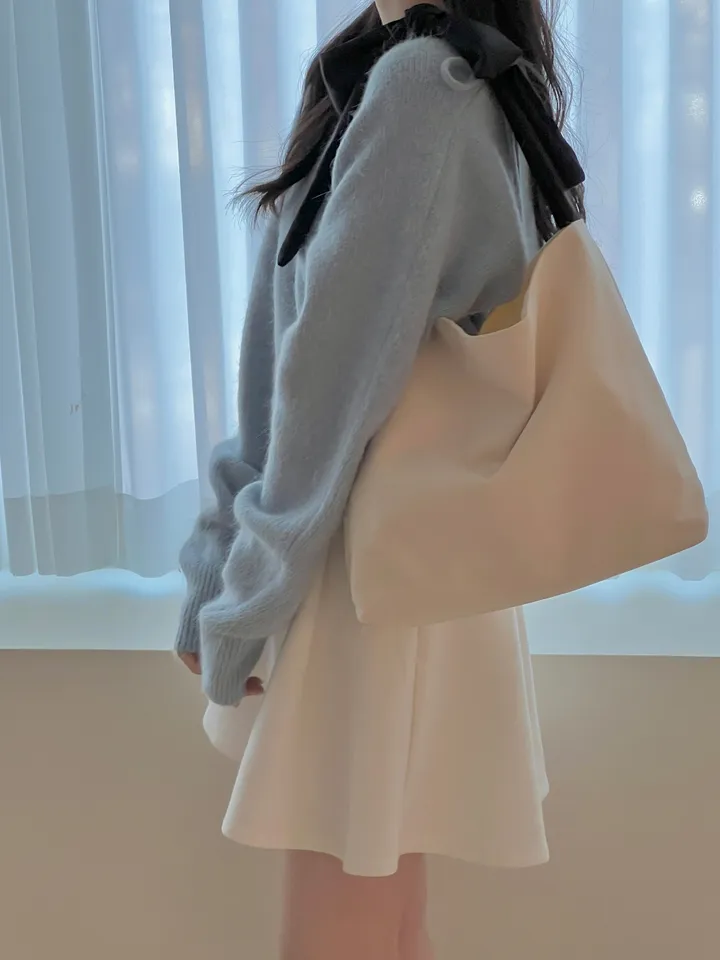 봄신상 리본 에코백 캔버스 가방(캐쥬얼, 리본포인트백) 상세 이미지 15