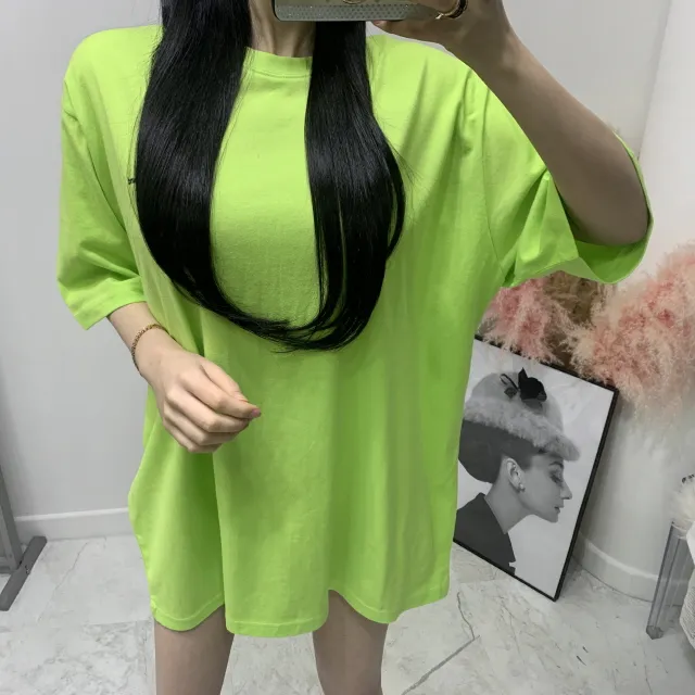 페이스 바코드 나염 박스 반팔티셔츠 상세 이미지 16