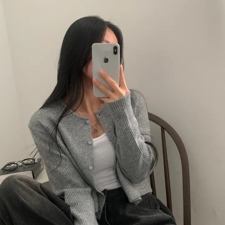[만족도100%/캐시울🤍] 뮤어 데일리 라운드넥 니트 가디건 - 5color 상세 이미지 10