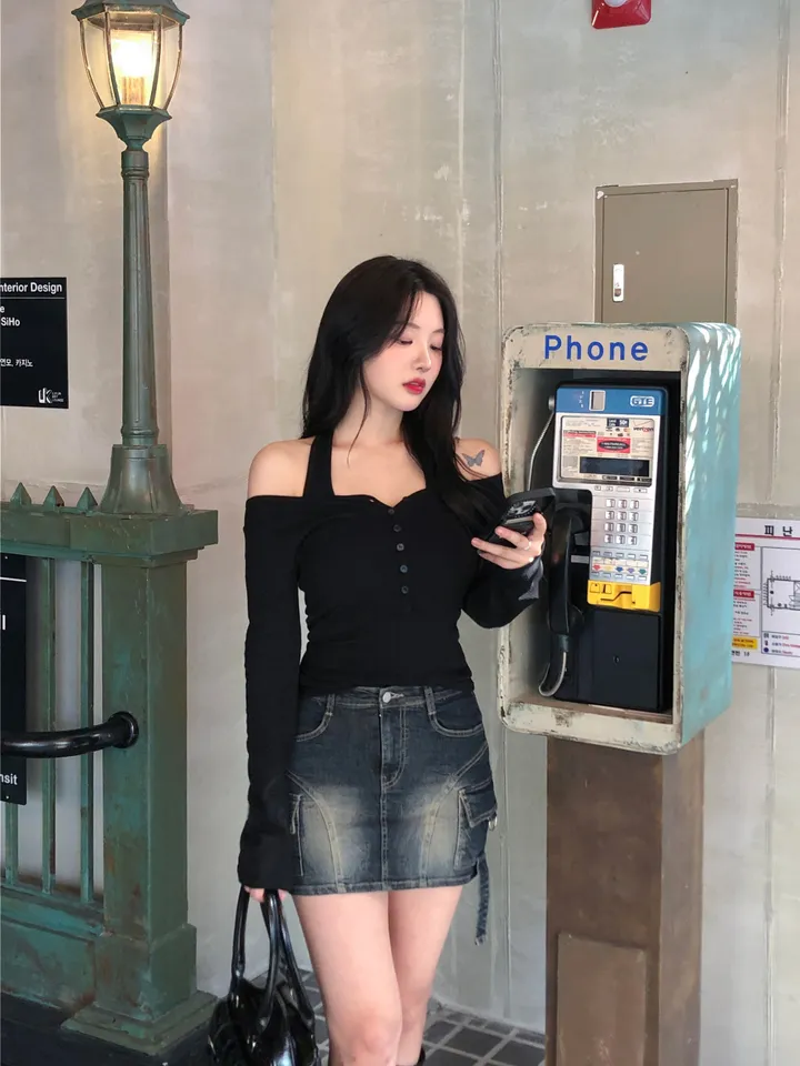 [MADE][2pcs,승모근소멸🤍] 키싱 홀터넥 나시 가디건set (4color) 상세 이미지 94