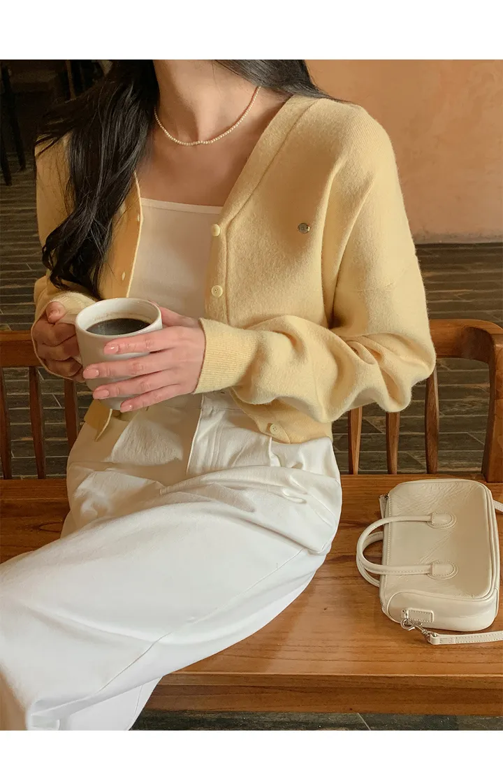 [자체제작/오늘출발/5천장돌파!/S-L]#봄🌷 하퍼 데일리 루즈핏 니트 가디건 (데일리룩/하객룩/출근룩/레이어드/봄가디건/봄니트/크롭가디건/루즈핏가디건) 상세 이미지 62