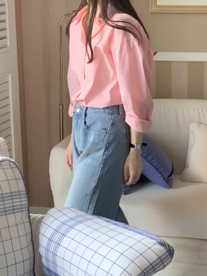 [주문폭주/당일출고] 루즈핏 파스텔 코튼 셔츠 남방 5col 봄셔츠 여름셔츠 가을셔츠 상세 이미지 18