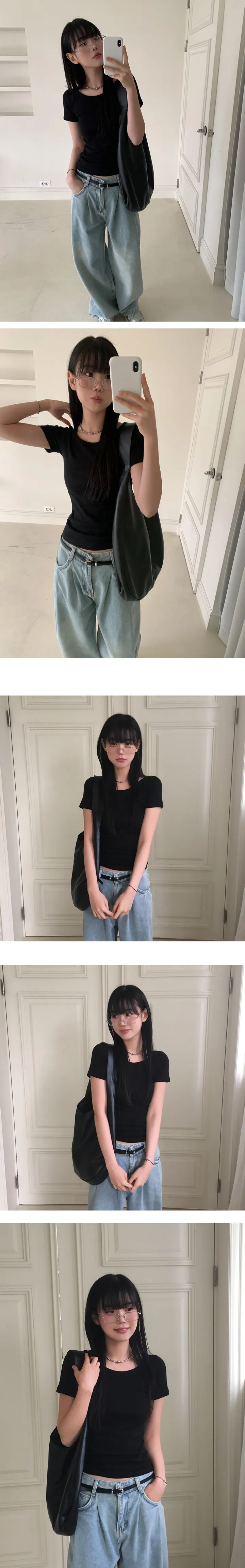 [코디퀄리티업!🖤] 라인 벨트-3color 상세 이미지 5