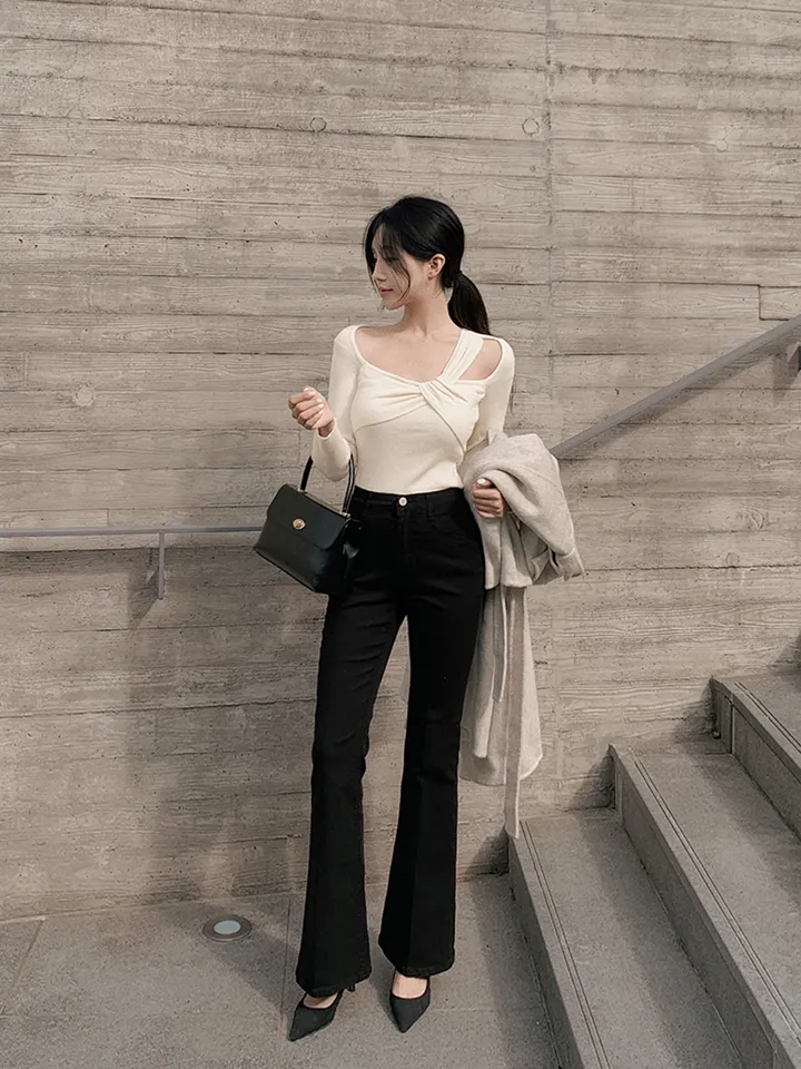 단독) 볼링레직기밴딩부츠컷 pants 💗2ver.숏/롱 (xs사이즈,숏기장 추가!) 상세 이미지 10