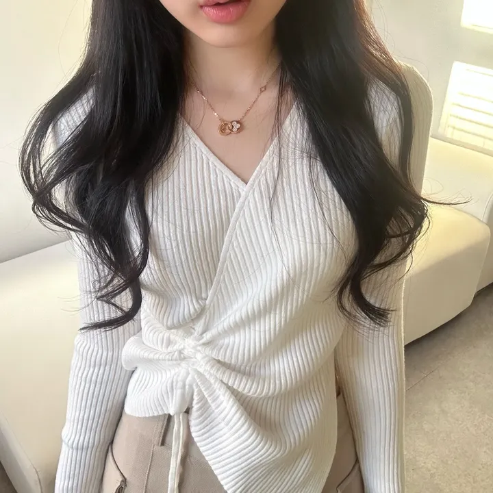 [봄코디🤍여리핏]🌸골지 포인트nt -3color 상세 이미지 6
