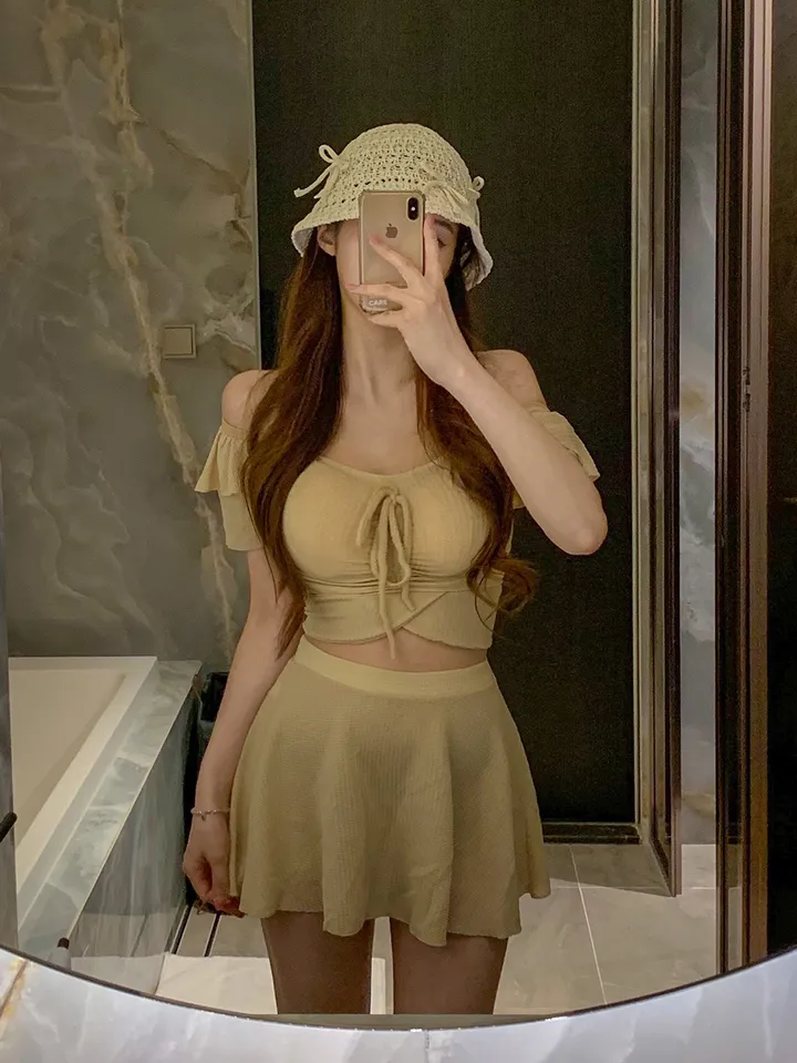 [러블리무드🎀소두핏] 벙거지 버킷햇 꽈배기 그물 뜨개 니트 짜임 모자 봄 여름 휴양지룩 휴가룩 여행룩 3COL 상세 이미지 43