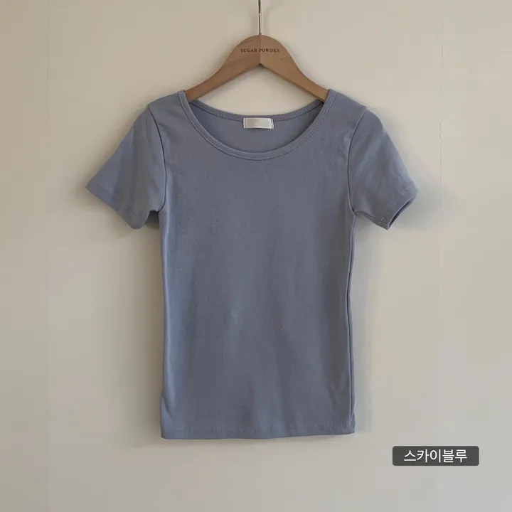 [1+1추가할인🤍/13컬러] 데일리 기본 유넥 반팔티 상세 이미지 63