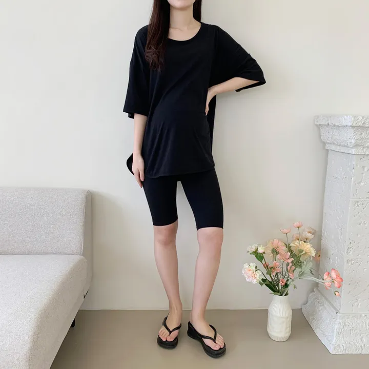 국내제작 5부 임산부레깅스 면 40수 상세 이미지 7