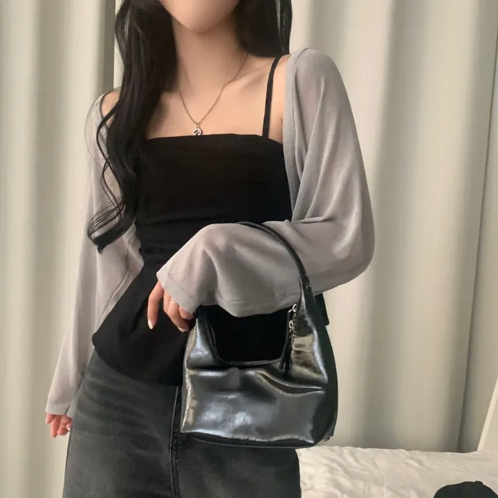 [고퀄버전🤍/가벼워요] 초여리핏, 데일리 긴팔 니트 볼레로가디건 - 5color 상세 이미지 28