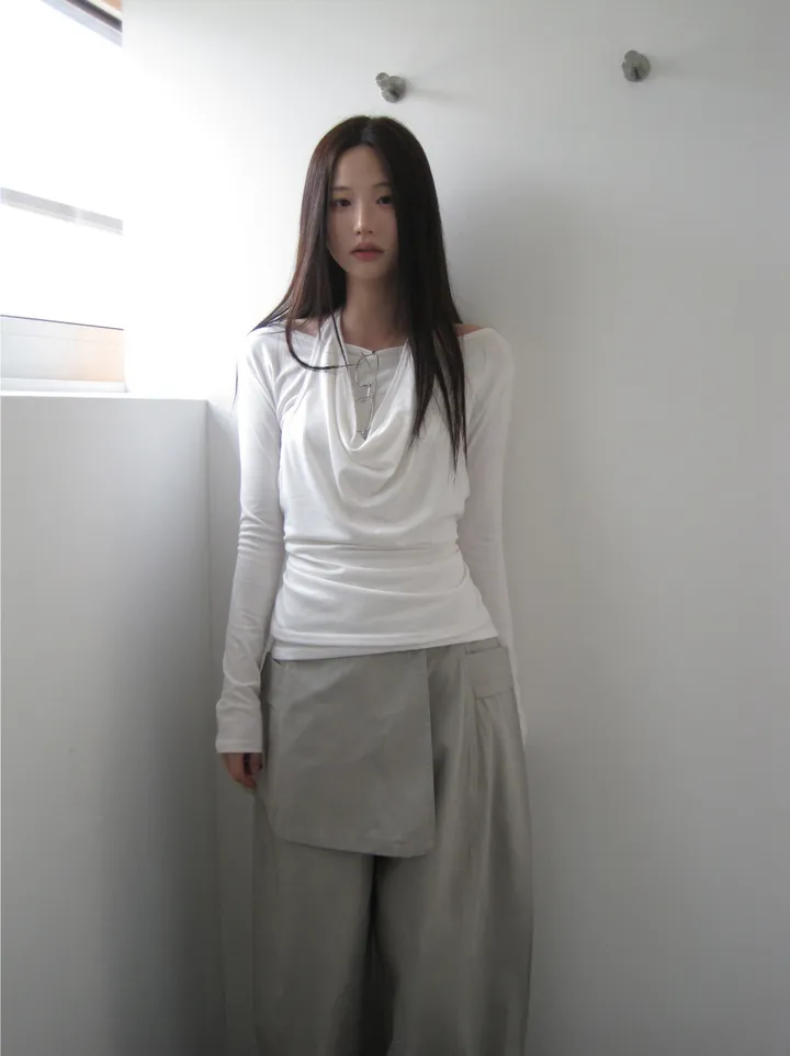 바지 모델 착용 이미지-S1L19