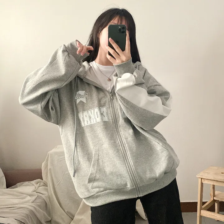 봄new*[데일리/스트릿] 윌비 져지 오버핏 후드집업 3color 상세 이미지 8