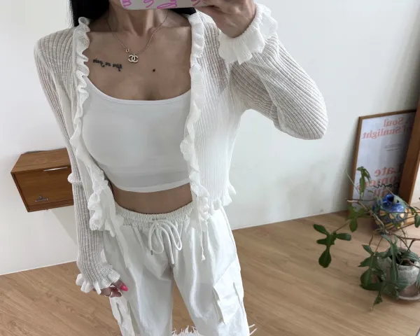 썸머 프릴 가디건 6COLOR 상세 이미지 28