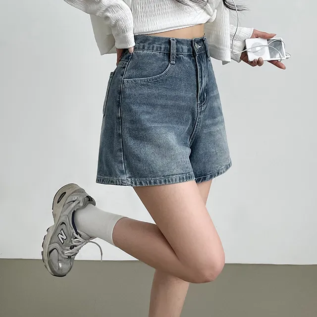 [컬러추가!/~2XL까지/made] 핏극찬, 시그니처 빈티지 데님숏팬츠 청반바지 4color 상세 이미지 43