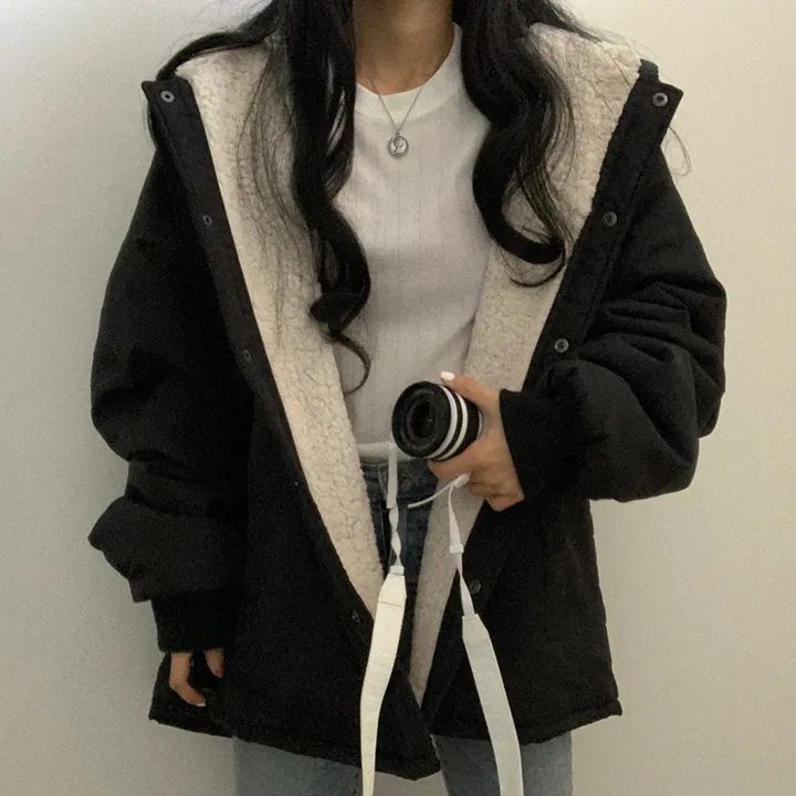 [ 겨울까지 ] 안감 양털 왕따뜻 야상 점퍼 상세 이미지 22