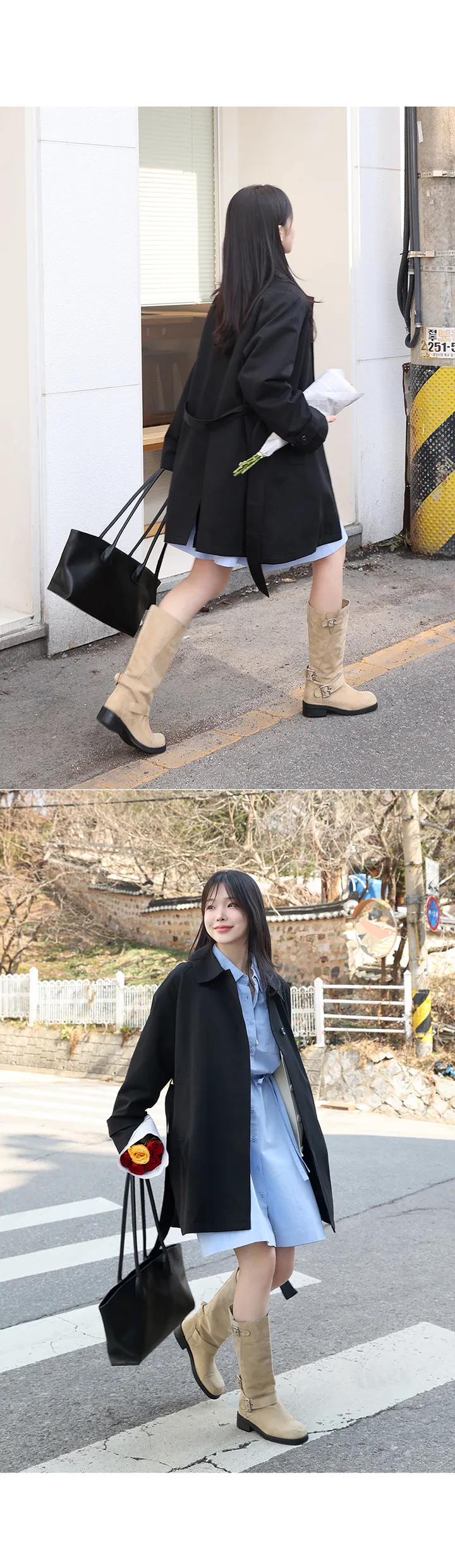 [간절기필수!베이직한♥]밀스래글런하프트렌치CT 상세 이미지 37
