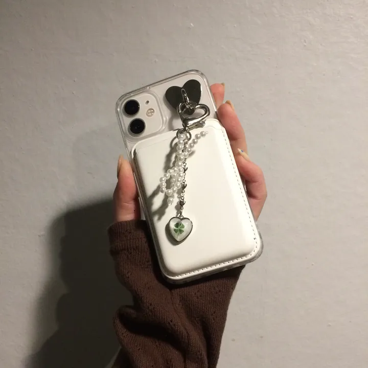 🍀2025 LUCKY drop heartchain clover phonecase 드롭하트체인 클로버 행운 폰케이스 상세 이미지 21