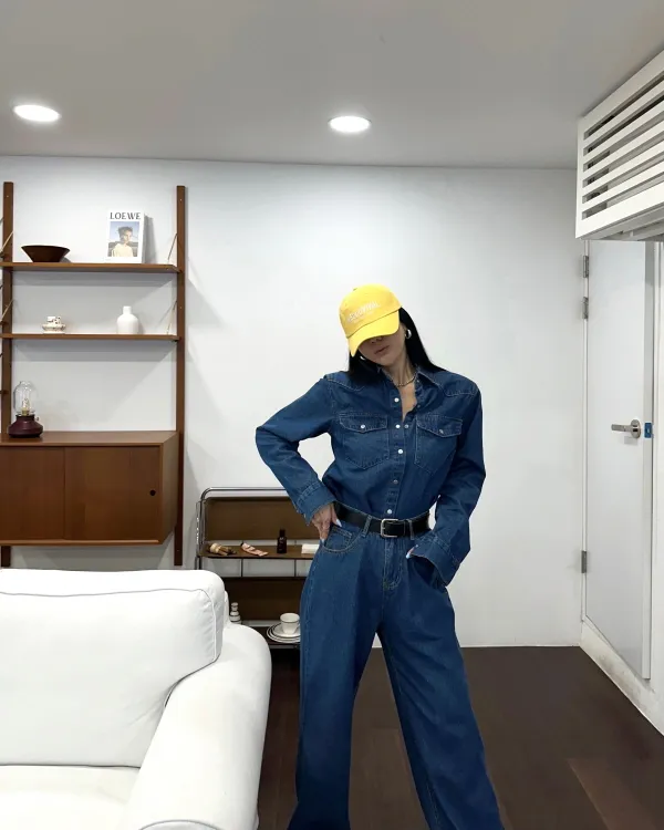 데님 남방 팬츠 세트 BLACK BULE COLOR 상세 이미지 25