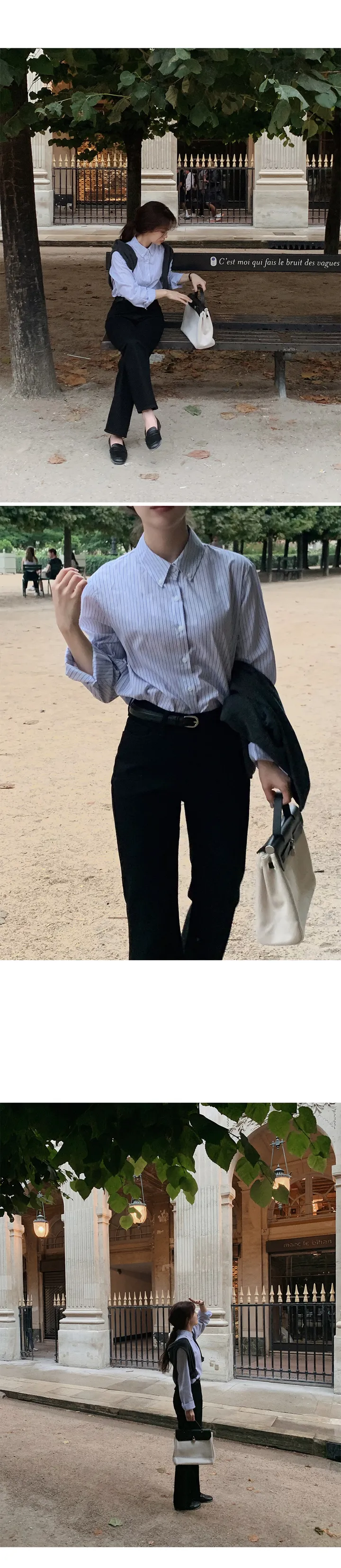 [🖤핏보장] 프리미엄 세미부츠컷 블랙진 (+베이직/롱ver) - 4 size (SLOWMADE/자체제작/부츠컷/인생데님/난스판/키작녀바지/블랙데님/사이즈세분화) 상세 이미지 29