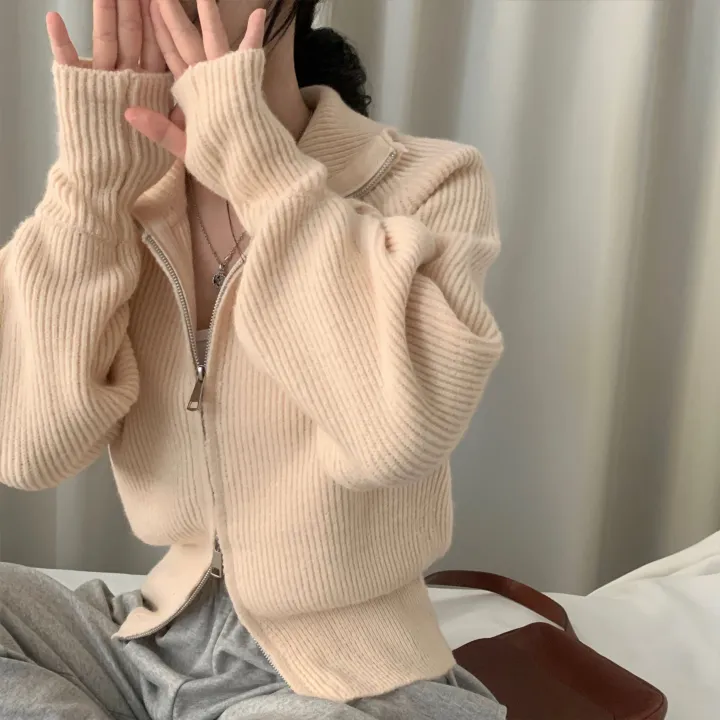[포근핏!] 올데이 워머 투웨이 하이넥 니트집업,가디건 - 7color 상세 이미지 26