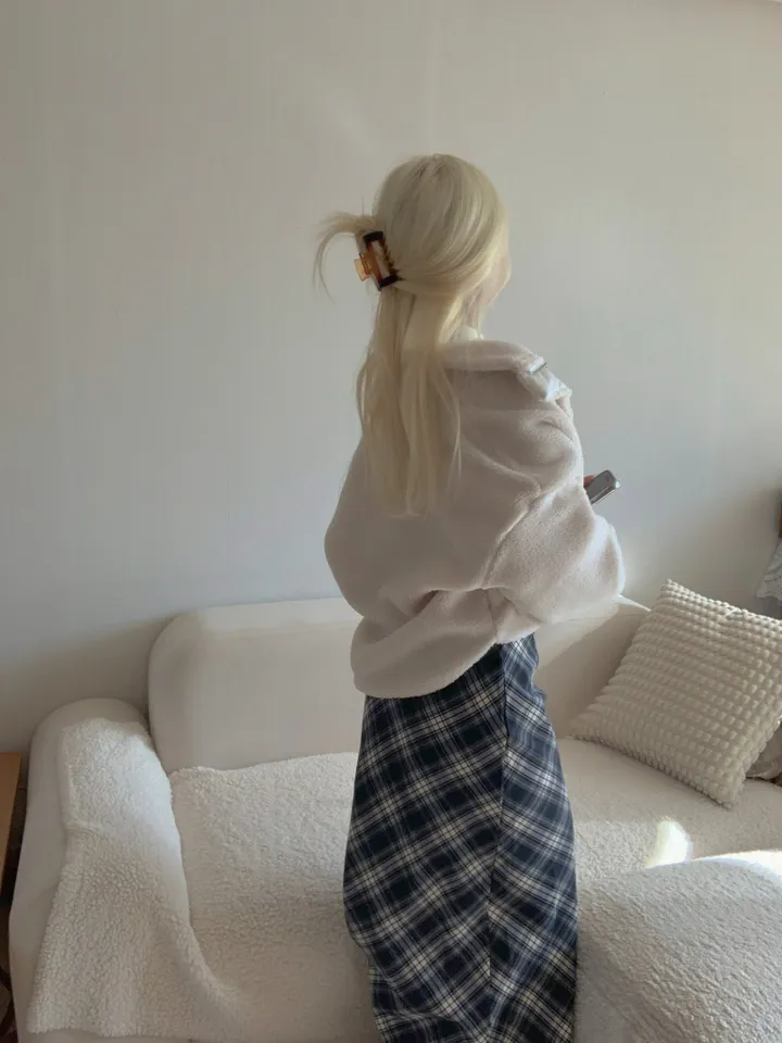 🚀season off SALE🚀[왕따뜻/갓성비🤍] 반목카라 양털 뽀글이 플리스 누빔 떡볶이 집업 숏자켓 3color 상세 이미지 6