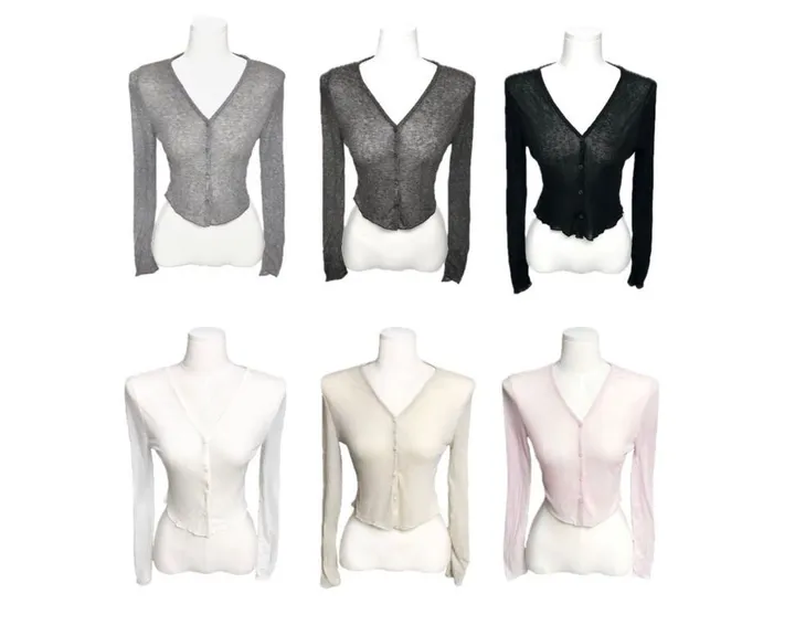 [여름/자외선차단] 소프트 가디건 6color 여리핏/시스루/살짝걸치는/여행 휴가룩 상세 이미지 56