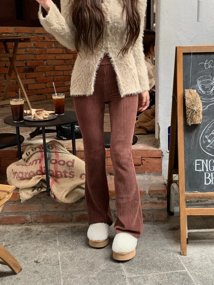 [-3kg 왜안사템/문의폭주] 벨로아 골덴 슬림 부츠컷 팬츠 상세 이미지 35