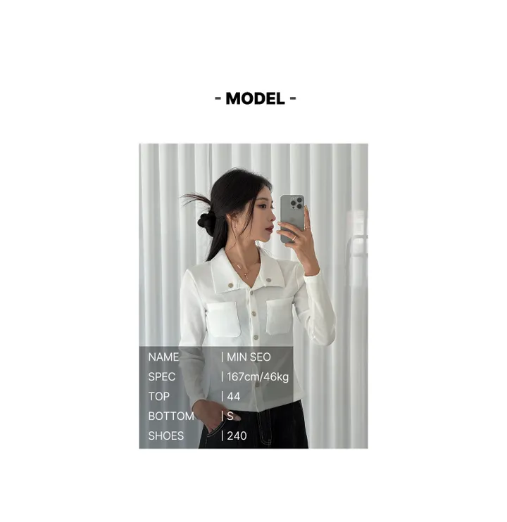 [여리핏/활용도최고] 케이트 셔츠 카라 가디건 - 3color (카라가디건, 가디건티,롱슬리브,셔츠,셔츠가디건,미니멀,데일리,이너,레이어드,레이어링,긴팔티,셔츠티셔츠) 상세 이미지 40
