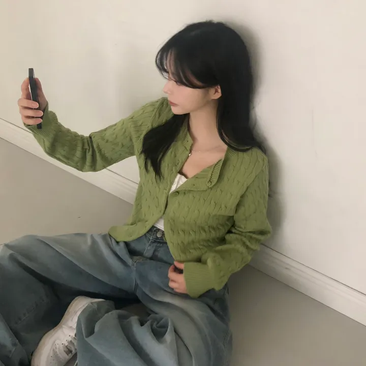 [NEW봄신상✨]데일리 라운드넥 베이직 기본 꽈배기 가디건 긴팔 9color 상세 이미지 37