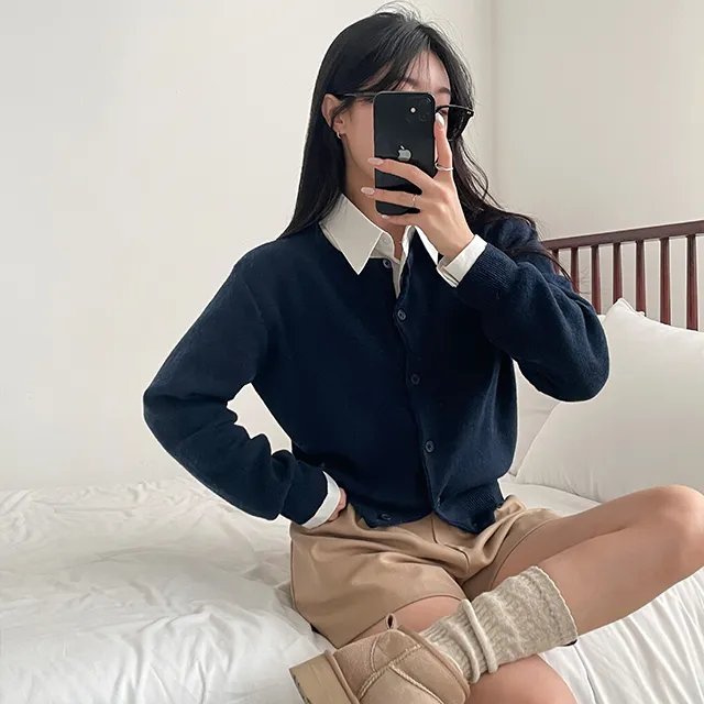 [~10컬러] 보노보노 크롭핏 단정해 니트가디건 상세 이미지 72