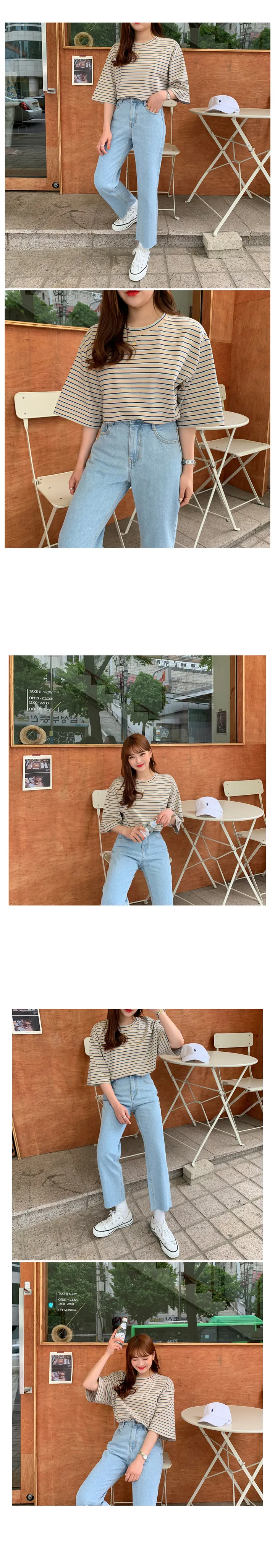 '당일발송'[landmade]인생핏키작녀썸머데님일자팬츠 (2color)'S-XL사이즈' 상세 이미지 55
