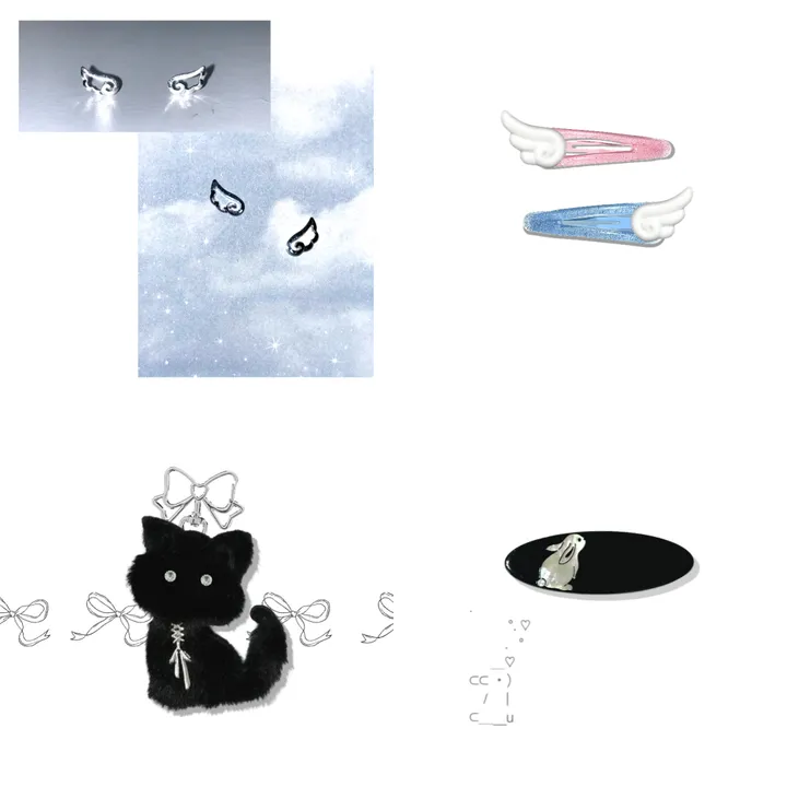 ໒꒱₊⋆ angel 엔젤 날개 매듭 목걸이 상세 이미지 1