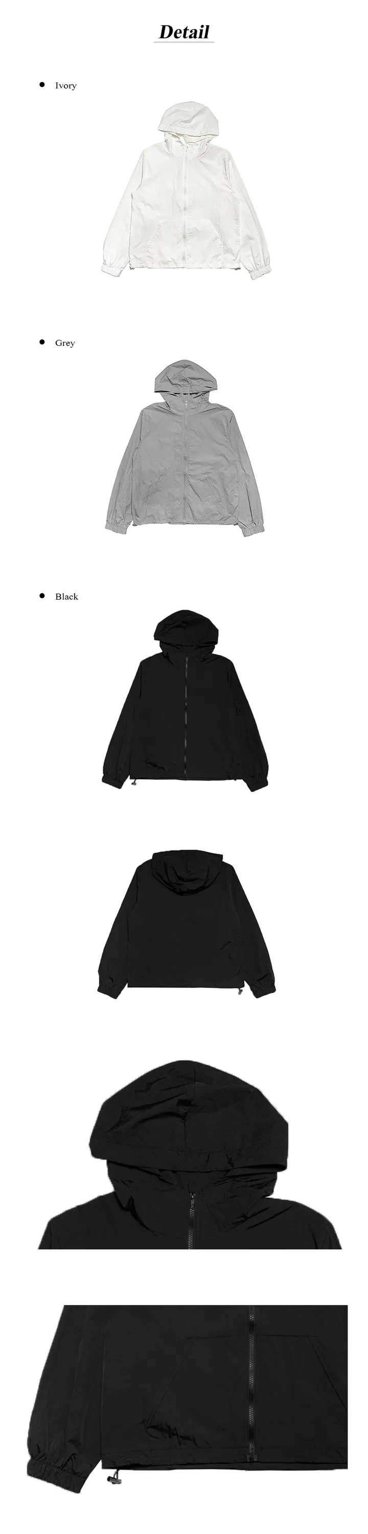 [기획/MD픽] 리쿨 나일론 후드 바람막이 (3color) 상세 이미지 19
