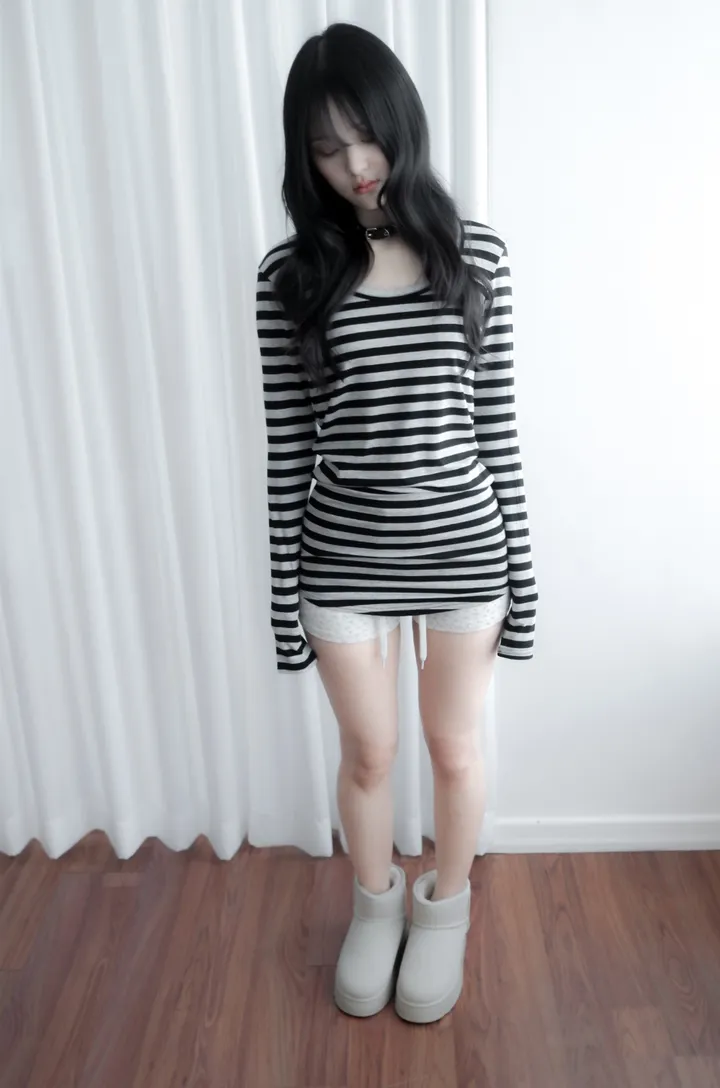 반바지 모델 착용 이미지-S1L22