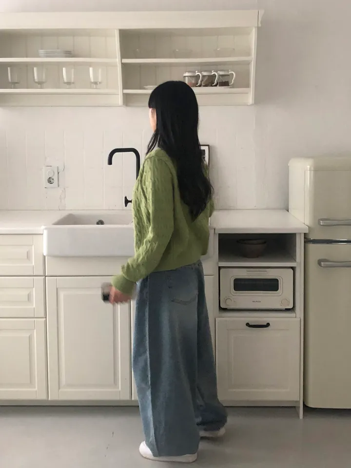 [NEW봄신상✨]데일리 라운드넥 베이직 기본 꽈배기 가디건 긴팔 9color 상세 이미지 35
