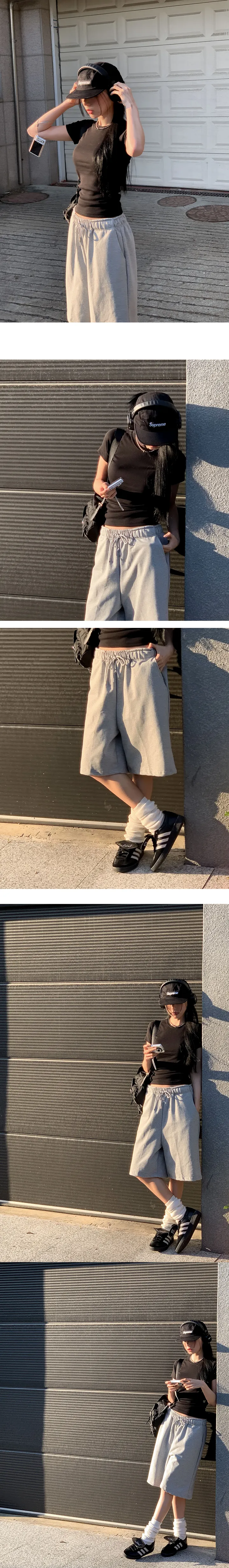 [버뮤다 종결🖤/8컬러]  편하고 예쁘고 완벽해 트레이닝 버뮤다 pt / 5부팬츠 상세 이미지 7