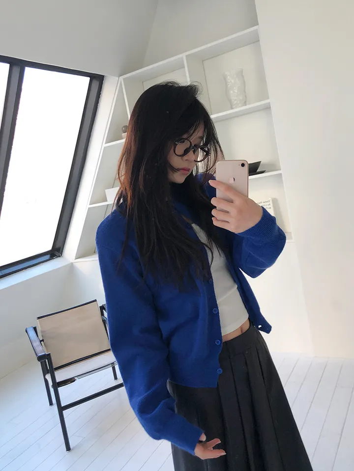 [MD적극추천🤍/후기극찬✨] basic round button cardigan 상세 이미지 7