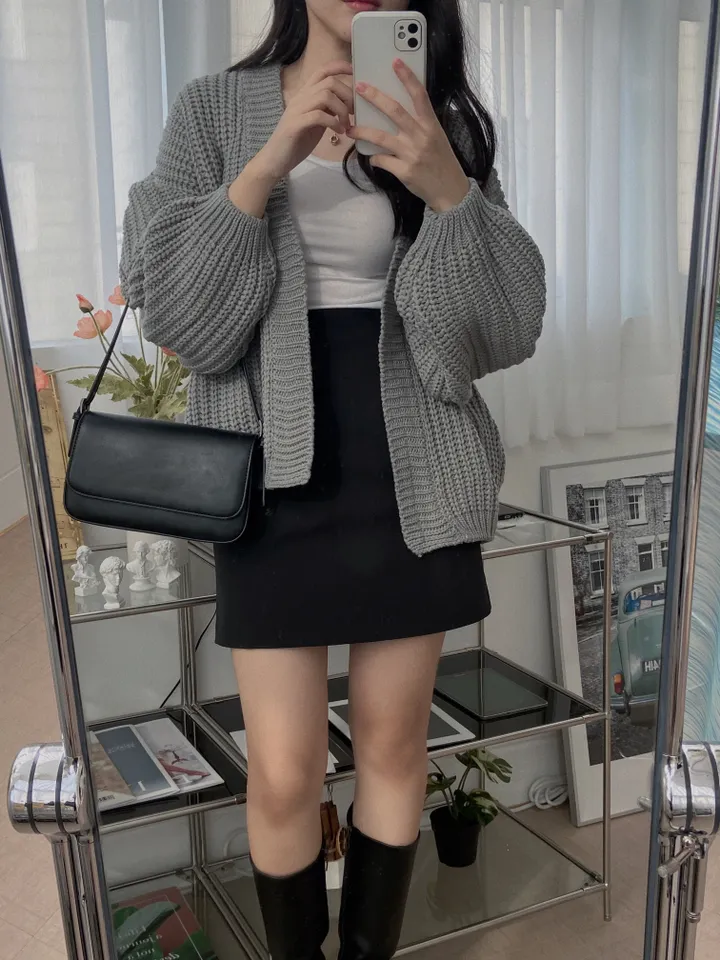 🎉6만장돌파[긴팔Ver.] 찰랑-부들 크롭 유넥 티셔츠 상세 이미지 14