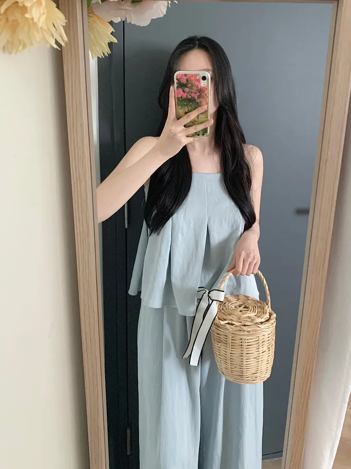 주아 린넨 뷔스티에 팬츠 세트 상세 이미지 22