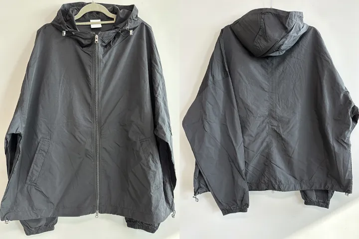 [재진행/UNISEX]고프 후드 루디 컬러 힙 윈드 집업 점퍼(chacoal,wine,blue) 상세 이미지 31