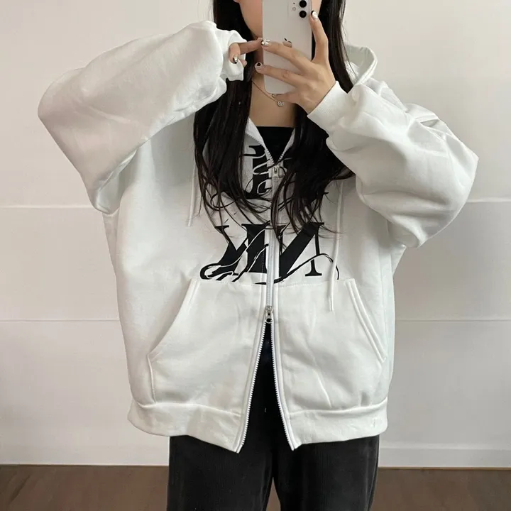 (기모선택/국내)Punk Two way Hooded zip-up - 3color 상세 이미지 32